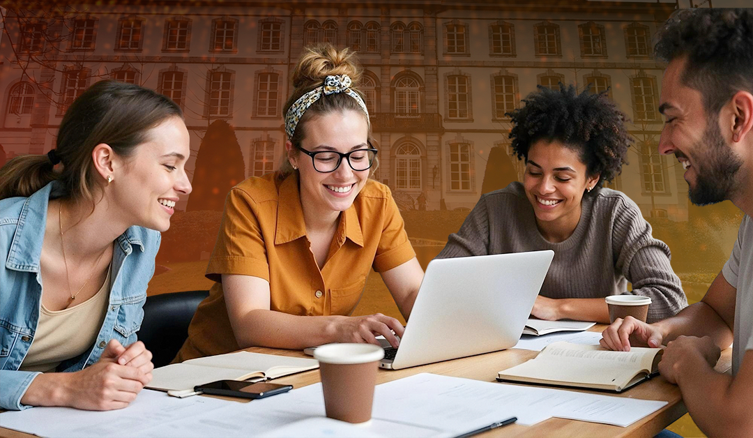 students collaborating students collaborating