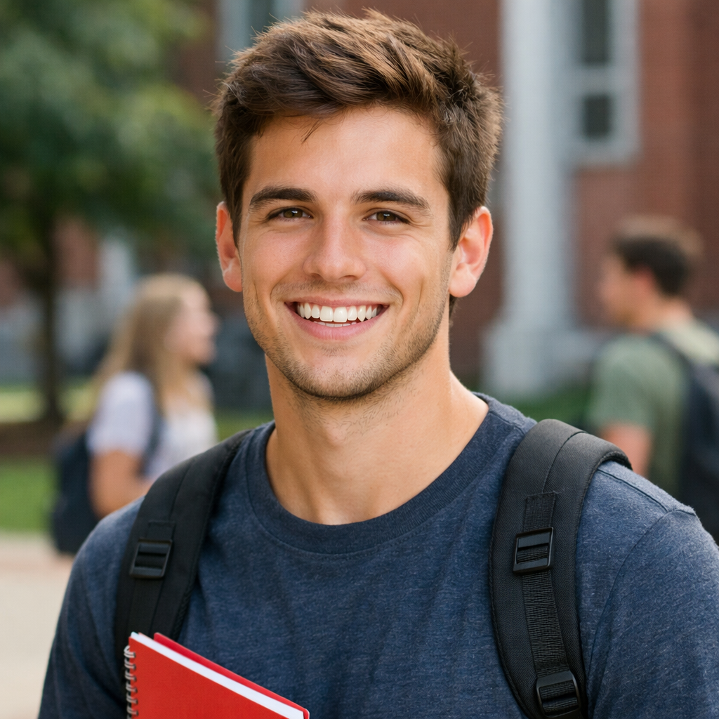 Male Headshot College Student