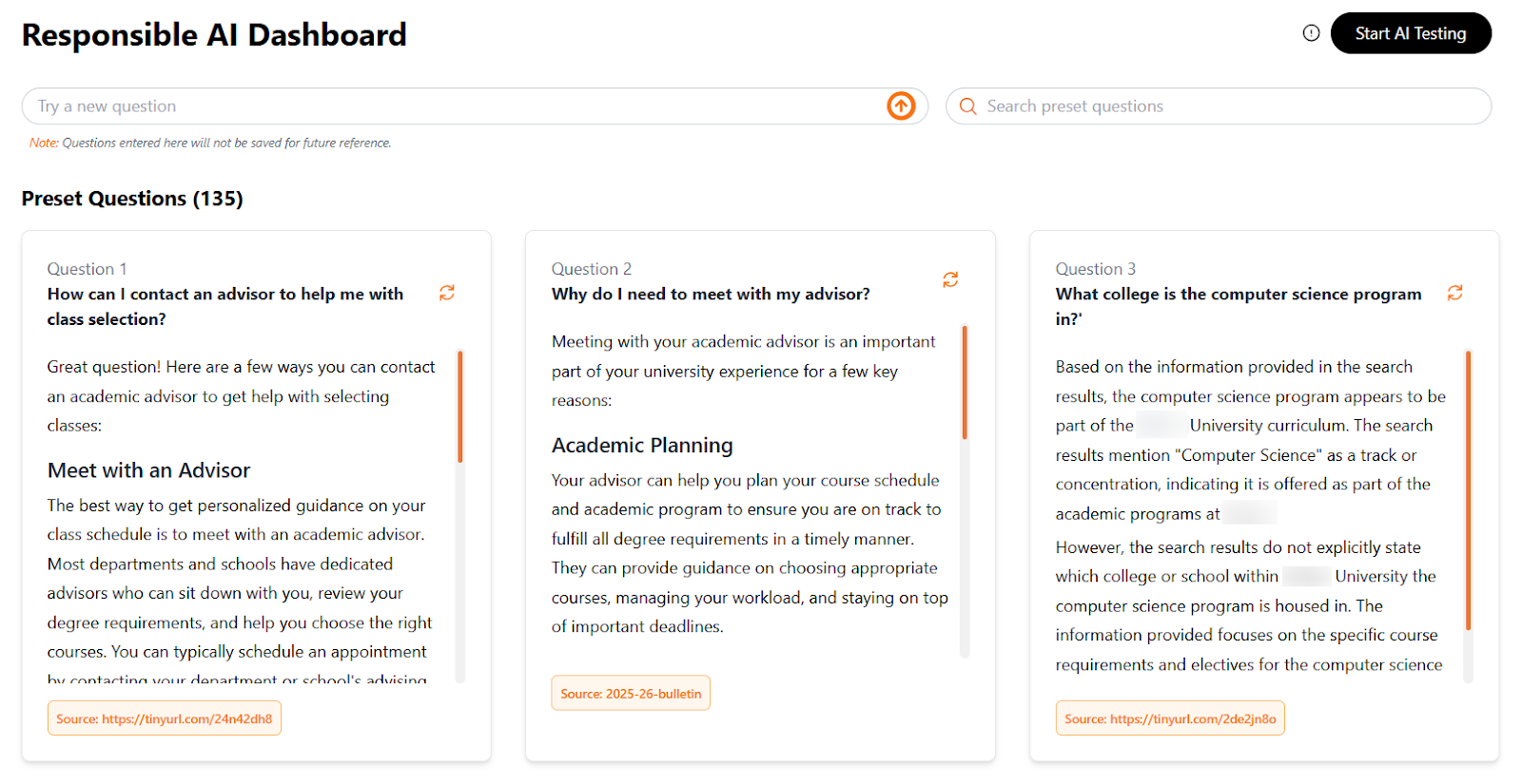 Responsible AI Dashboard